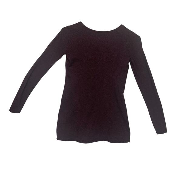 Bela NYC womens small burgundy long sleeve sweater wool soft casual - Picture 3 of 8